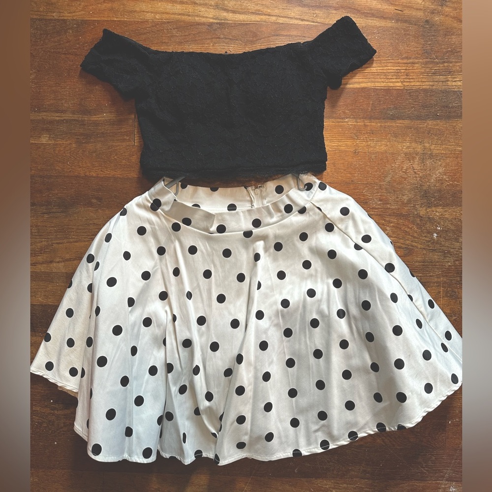 Two-piece homecoming dress